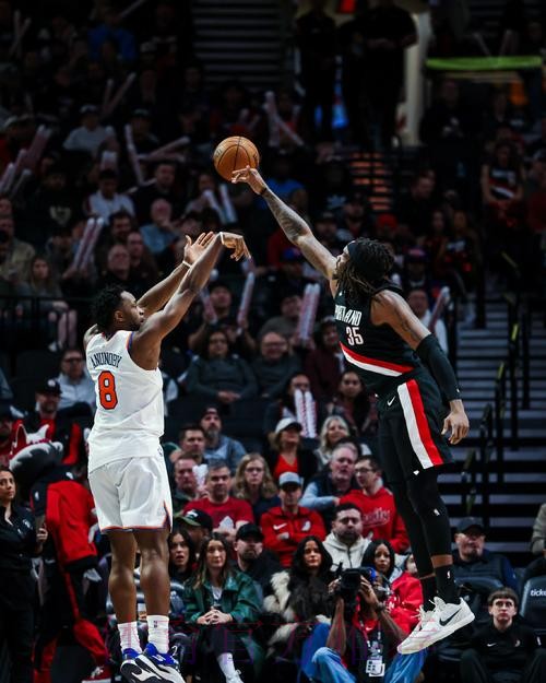 5连胜终结!杨瀚森DNP,阿夫迪亚25分,开拓者114-123不敌尼克斯 5连胜终结!杨瀚森DNP,阿夫迪亚25分,开拓者114-123不敌尼克斯